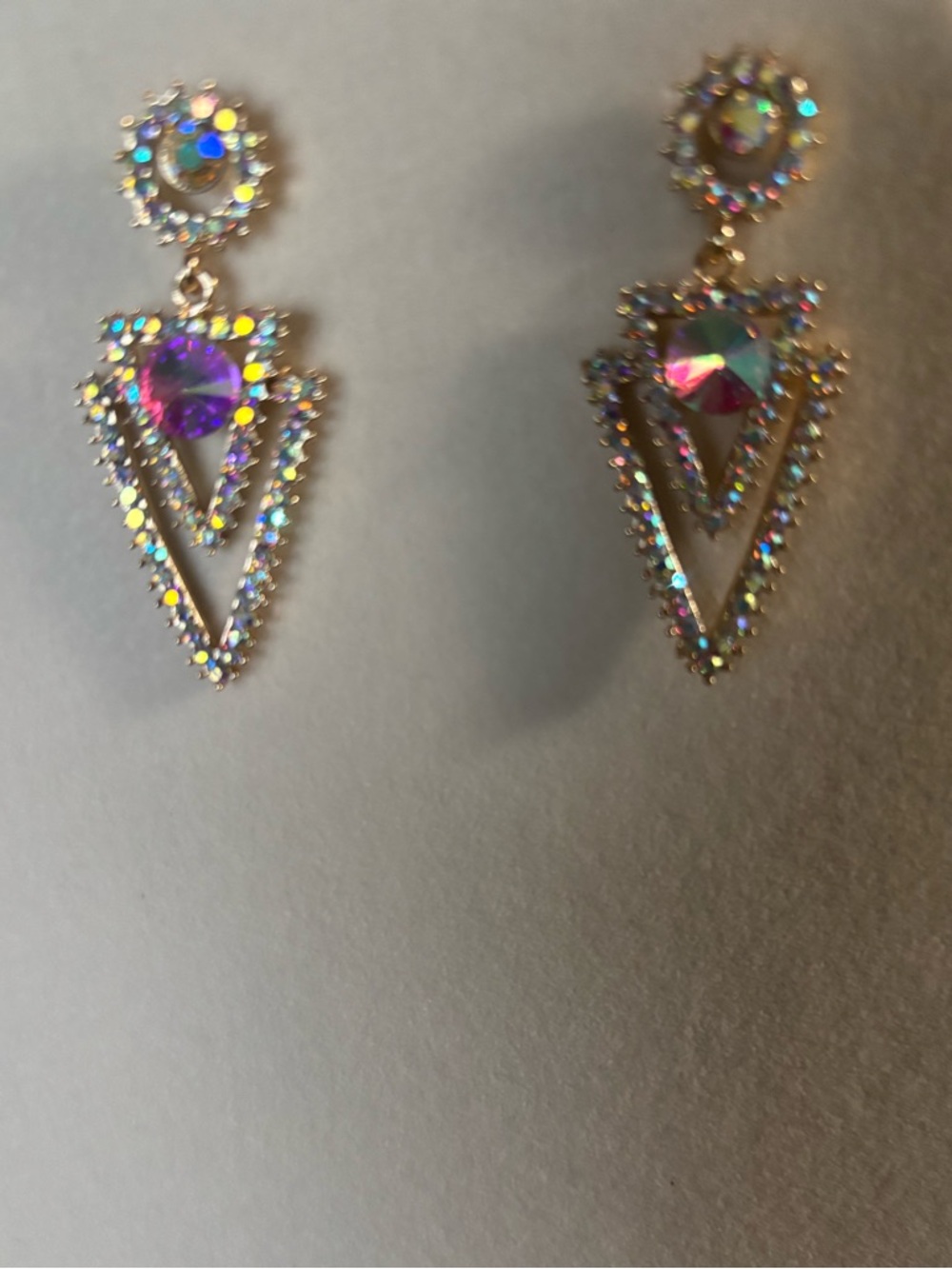 Crystal earrings